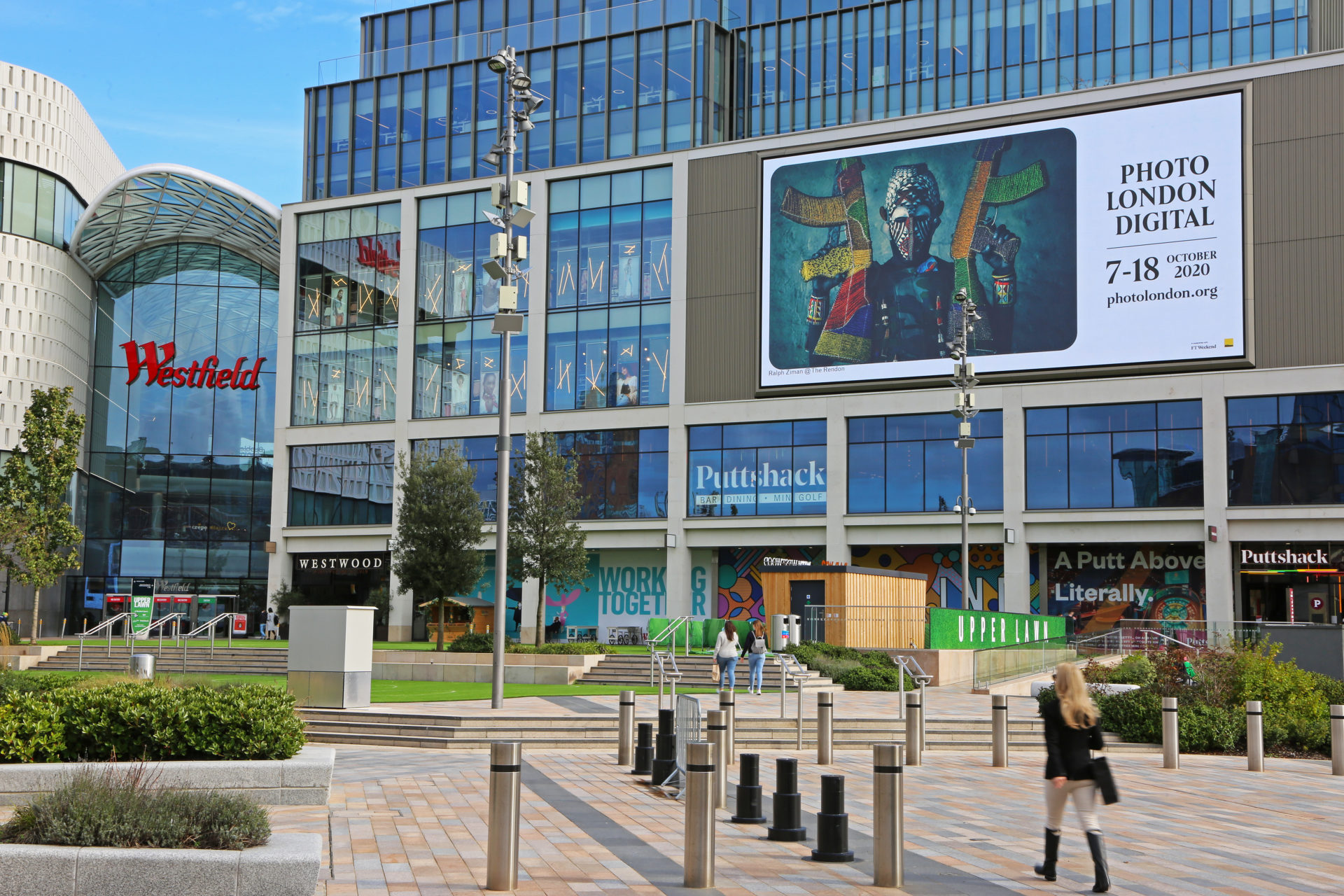 Collaboration with Ocean Outdoors at Westfield London, 2020